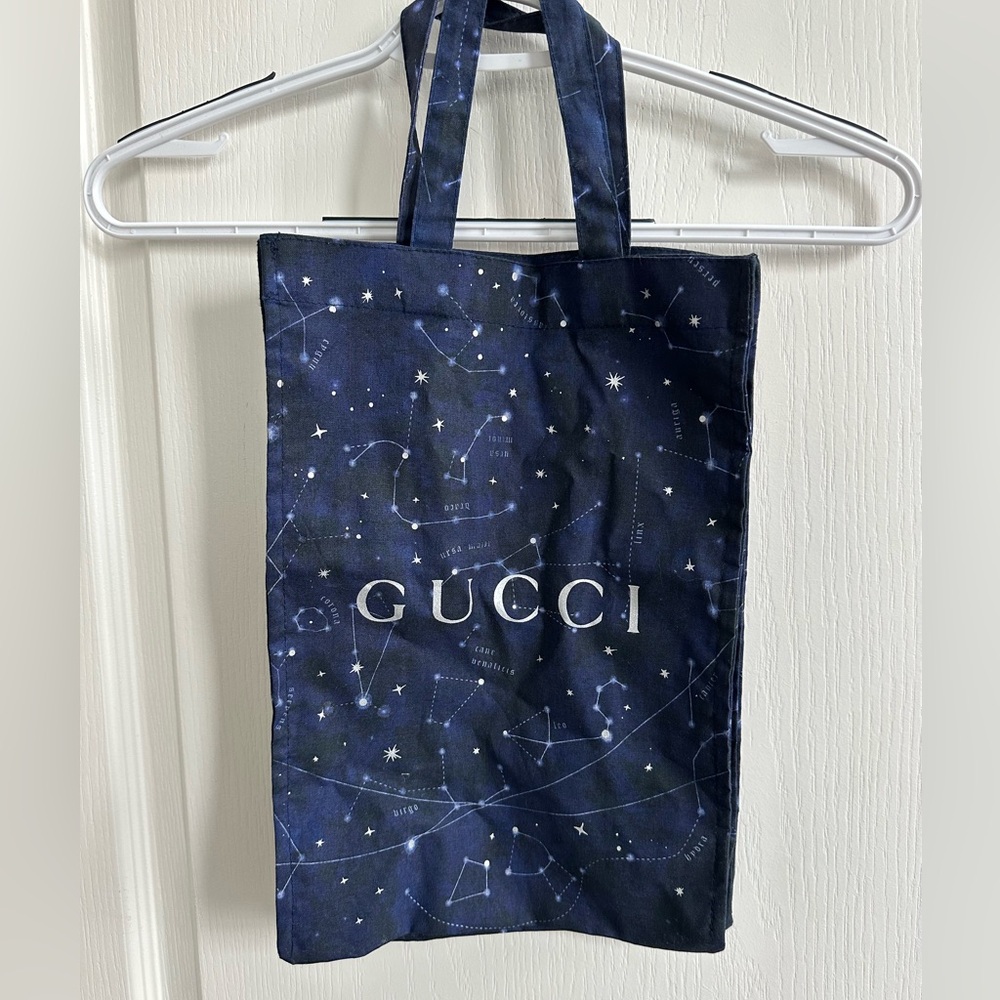 Gucci Limited Edition Constellation / Astrology Tote – Shopping Bag – Navy Blue